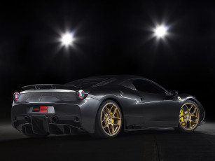 Картинка автомобили ferrari 2014г speciale 458 rosso novitec темный