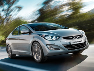 Картинка автомобили hyundai синий 2014г md elantra
