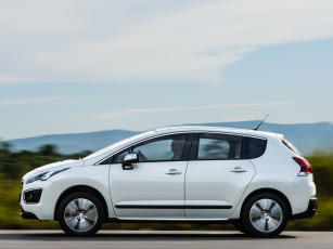 Картинка автомобили peugeot 3008 светлый 2013г