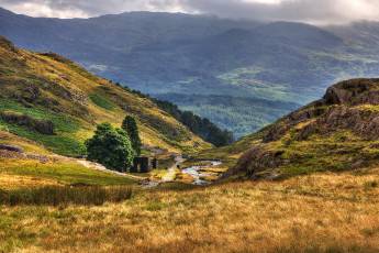 Картинка природа горы пейзаж сноудония