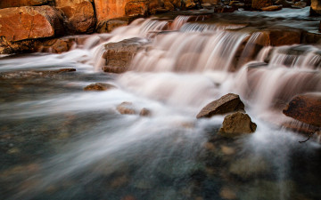 Картинка природа реки озера скалы поток река пороги