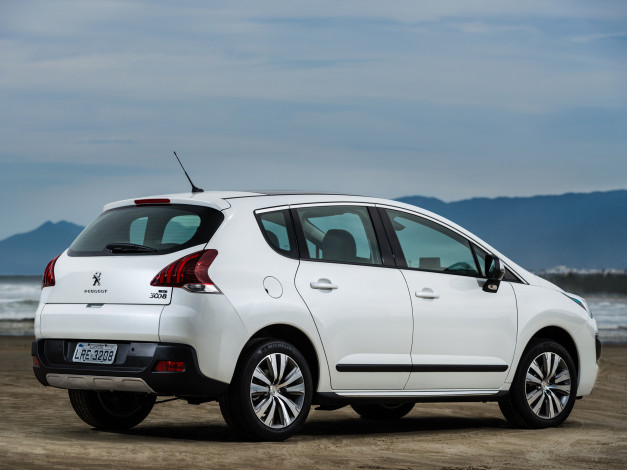 Обои картинки фото автомобили, peugeot, 3008, светлый, 2013г