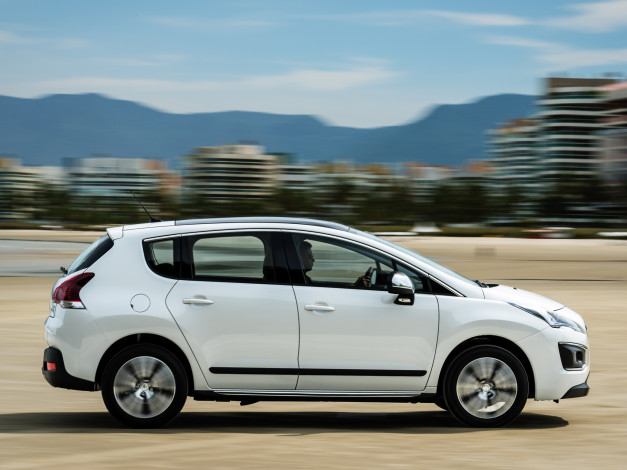 Обои картинки фото автомобили, peugeot, светлый, 2013г, 3008
