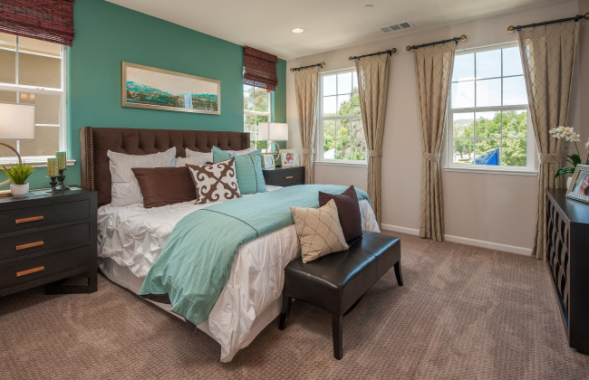 Обои картинки фото интерьер, спальня, кровать