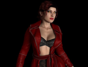 Картинка 3д+графика люди+ people фон взгляд девушка