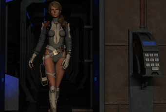 Картинка 3д+графика люди+ people девушка взгляд фон