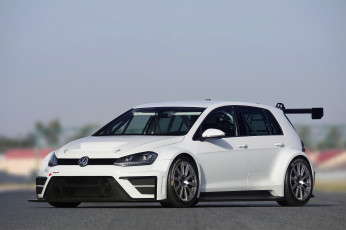 обоя автомобили, volkswagen, typ, 5g, tcr, светлый, 2015г, concept, golf