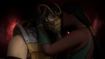 Картинка 3д+графика фантазия+ fantasy фон взгляд девушки парень