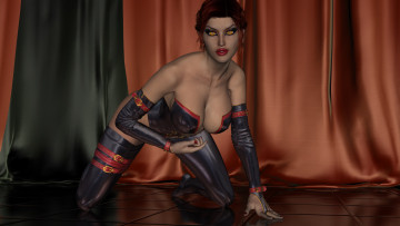 Картинка 3д+графика люди+ people фон взгляд девушка