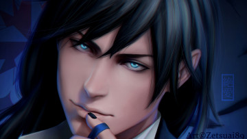 Картинка фэнтези люди парень взгляд брюнет