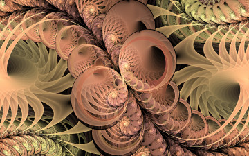 Картинка 3д+графика фракталы+ fractal цвета фон узор