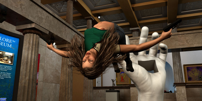 Обои картинки фото 3д графика, фантазия , fantasy, фон, взгляд, полет, девушка