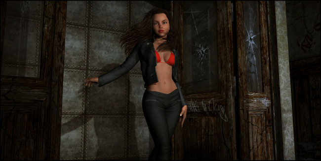 Обои картинки фото 3д графика, люди , people, фон, девушка, взгляд