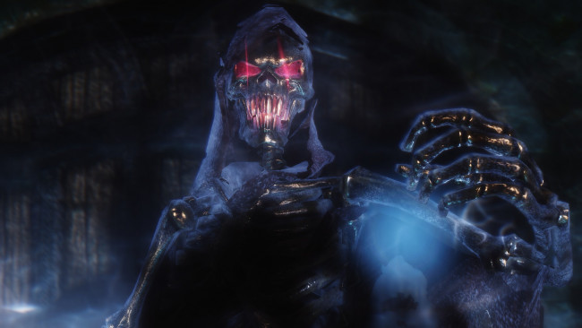 Обои картинки фото фэнтези, нежить, скелет