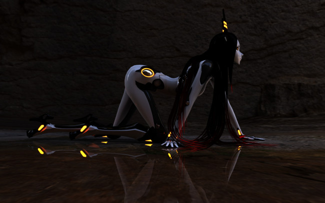 Обои картинки фото фэнтези, роботы,  киборги,  механизмы, вокалоид, робот, девушка, tri-oxygen, luka, vocaloid