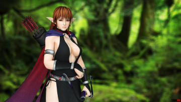 Картинка 3д+графика эльфы+ elves эльфийка взгляд фон