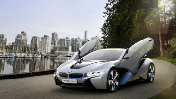 Картинка bmw+i8+concept+2011 автомобили bmw i8 concept 2011
