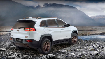 обоя jeep cherokee sageland concept 2014, автомобили, jeep, cherokee, sageland, concept, 2014, внедорожник, джип, белый