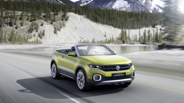 обоя volkswagen t-cross breeze concept 2016, автомобили, volkswagen, t-cross, 2016, concept, breeze