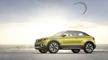 обоя volkswagen t-cross breeze concept 2016, автомобили, volkswagen, t-cross, 2016, concept, breeze