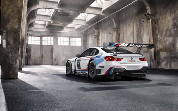 Картинка автомобили bmw белый gt3 m6 бмв гараж реклама спойлер