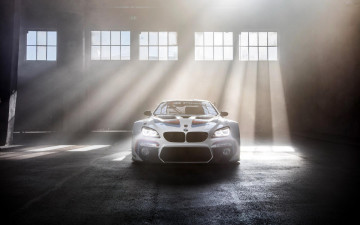 обоя автомобили, bmw, белый, gt3, m6, свет, бмв, гараж