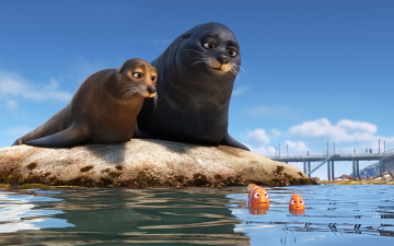 обоя мультфильмы, finding dory, finding, dory