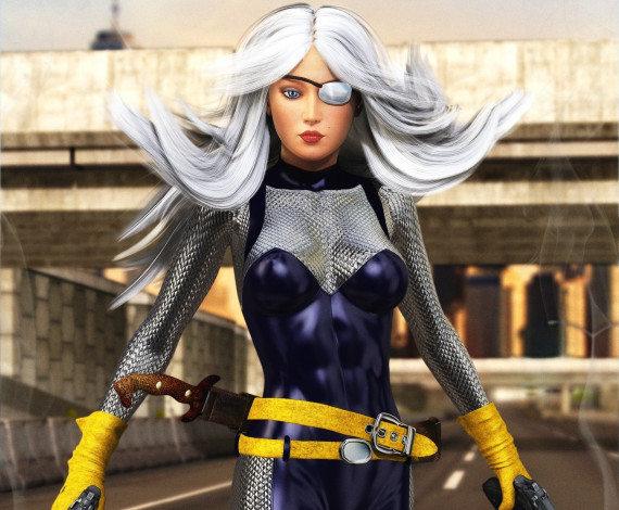 Обои картинки фото 3д графика, фантазия , fantasy, взгляд, фон, девушка