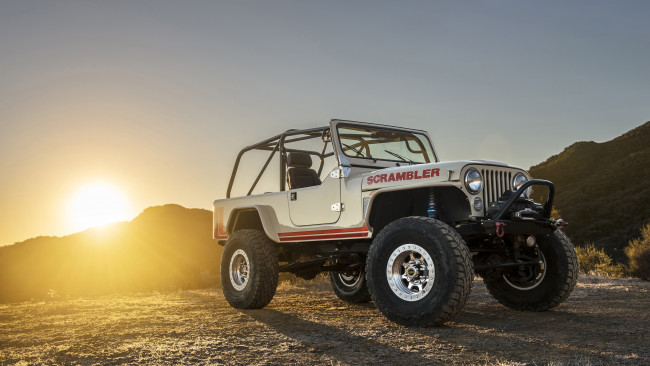Обои картинки фото автомобили, jeep, 2016г, legacy, scrambler, cj-8
