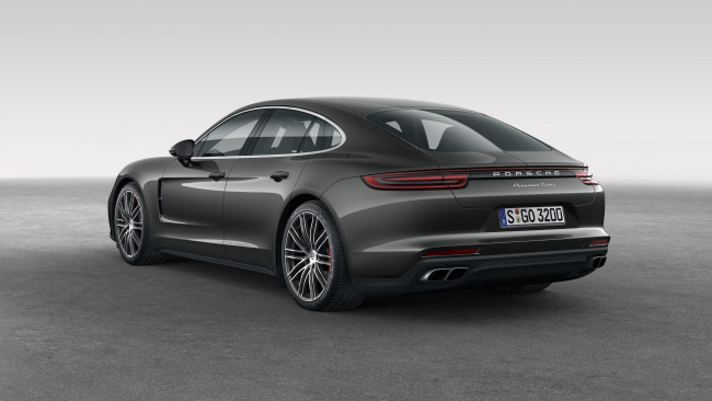 Обои картинки фото автомобили, porsche, panamera, turbo, 2016г