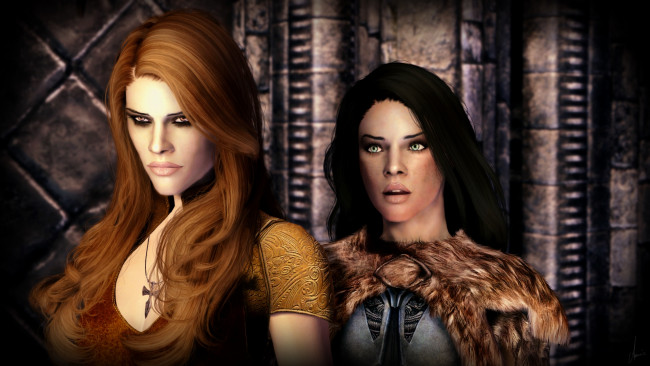 Обои картинки фото tes 4,  julia torres, 3д графика, фантазия , fantasy, персонаж