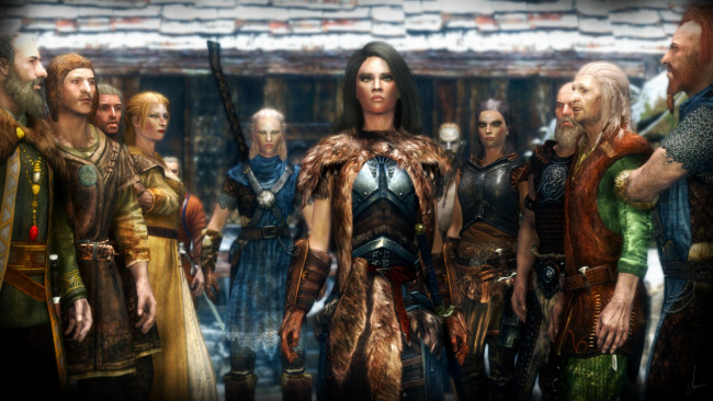 Обои картинки фото tes 4,  julia torres, 3д графика, фантазия , fantasy, персонажи