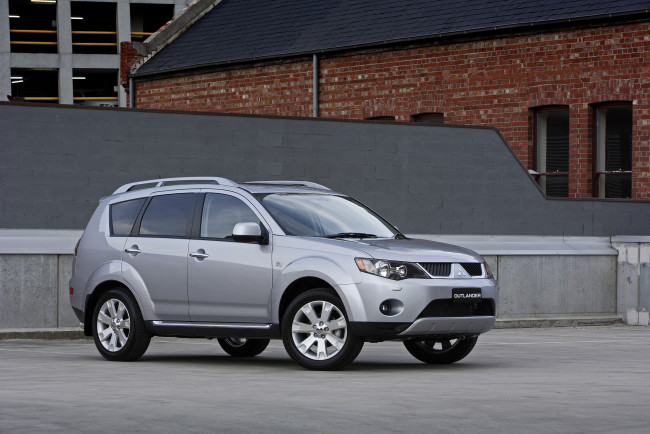 Обои картинки фото автомобили, mitsubishi, outlander, xls, au-spec