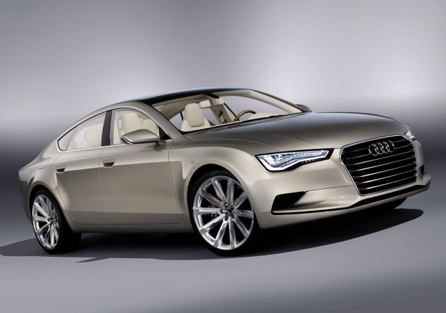 Обои картинки фото audi sportback concept 2009, автомобили, audi, sportback, 2009, concept