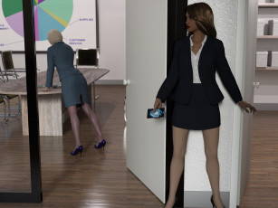 Картинка spy+games+revenge 3д+графика фантазия+ fantasy девушка взгляд фон