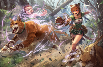 Картинка аниме fire+emblem asian nintendo bishojo animal japonese girl game fire emblem