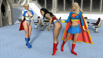 Картинка 3д+графика фантазия+ fantasy девушки взгляд фон