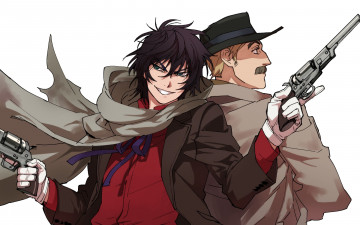Картинка аниме drifters anime revolver man asian japanese american gun weapon drifter