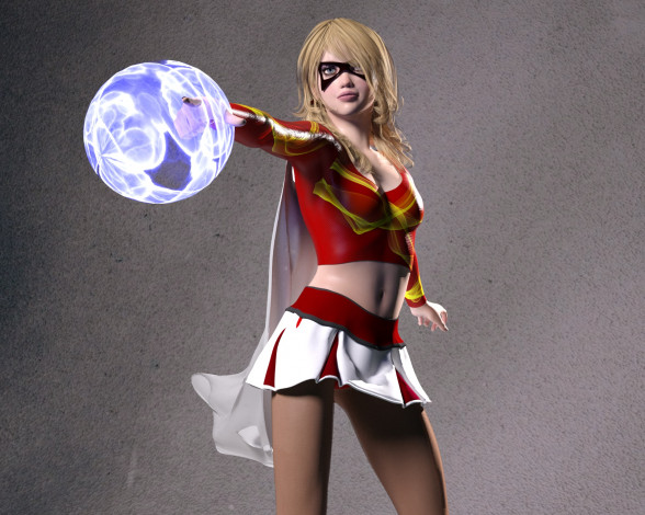 Обои картинки фото 3д графика, фантазия , fantasy, фон, взгляд, девушка