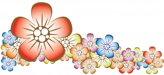 Обои картинки фото векторная графика, цветы , flowers, фон, цветы