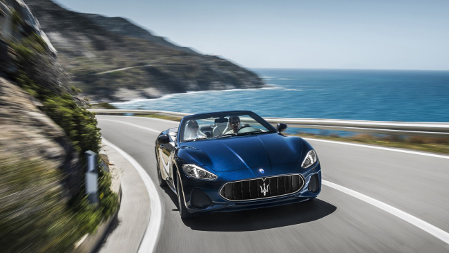 Обои картинки фото maserati grancabrio 2018, автомобили, maserati, 2018, grancabrio
