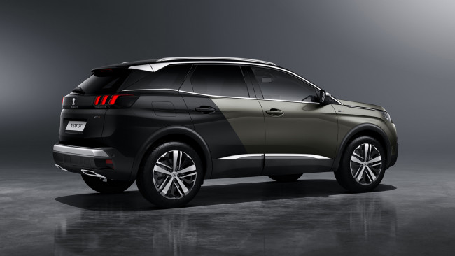 Обои картинки фото peugeot 3008 gt 2017, автомобили, peugeot, 2017, gt, 3008