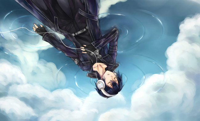 Обои картинки фото аниме, sword art online, кирито