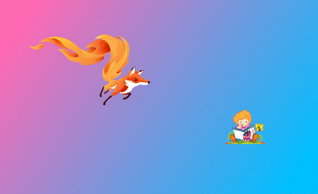 Обои картинки фото компьютеры, mozilla firefox, фон, логотип