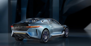 Картинка 2018+qoros+mile+1 автомобили qoros вид сзади китай концепт 2018 mile 1