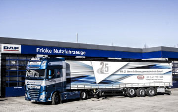 Картинка автомобили daf тягач седельный грузовик