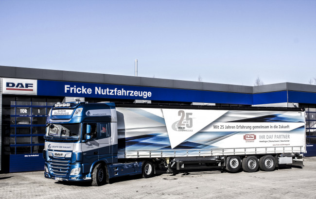 Обои картинки фото автомобили, daf, тягач, седельный, грузовик