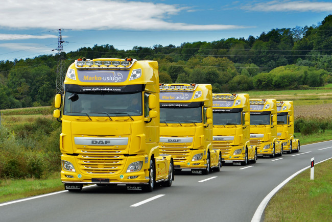 Обои картинки фото автомобили, daf, грузовик, седельный, тягач