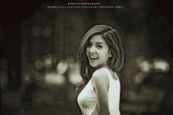 Картинка календари компьютерный+дизайн боке девушка улыбка 2019 calendar женщина