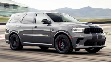Картинка dodge+durango+srt+2020 автомобили dodge durango srt 2020 black appearance package самый быстрый в мире suv
